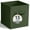 Dark Green, variant on Sorbus 13" Foldable Fabric Storage Cube Bin, Navy Blue
