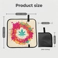thumbnail image 3 of Leaf Vintage Foldable Seat Cushion for Bleachers, Stadium Seats, Camping & Outdoor Events, Portable Lightweight Pad with Carabiner, 3 of 6