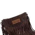 thumbnail image 6 of Wrangler Crossbody Small Purse for Women Wristlet Fringe Bag Western Purse, Oakwood, 6 of 7