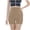 Khaki, variant on Women's Boyshort Shapewear Athletic High Waist Tummy Control Shorts Anti Chafing Thigh Slimmer Seamless Under Dress Body Shaper Free Size
