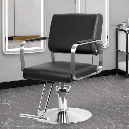 Seipola Hydraulic Barber Chair Salon Chair for Hair Stylist Heavy Duty Styling Chair with Height Adjustable Shampoo Beauty Salon Chair Equipment