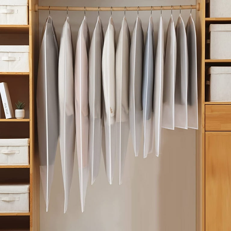 Hanging Garment Bag Lightweight Full Zipper Suit Bags (Set