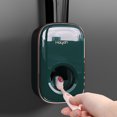 thumbnail image 4 of Xihbxyly Dispensador de Pasta de Dientes, Exprimidor Automático, Tecnología de Bomba de Vacío, Sin Residuos, Soporte para Cepillos de Dientes a Prueba de Polvo, Fácil Instalación En La Pared, Almohad, 4 of 5