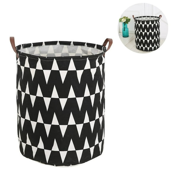 Large Woven Storage Basket Cotton Rope Blanket Basket - Laundry Basket Living Room Storage Basket