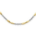 thumbnail image 4 of Diamond2Deal 14k Two-Tone Gold Polished Chain Necklace for Men 18", 4 of 6