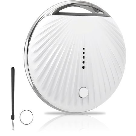 Air Tracker Tag Smart Tag Bluetooth Tracker Works with Apple Find My (iOS Only) IP68 Waterproof Replaceable Battery Key Finder and Item Locator for Keys Bags Luggage Wallet etc