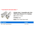 thumbnail image 2 of Cylinder Head - Compatible with 1996 - 2000 Toyota 4Runner 2.7L 4-Cylinder 1997 1998 1999, 2 of 2