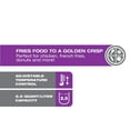 thumbnail image 2 of Salton Cool Touch Deep Fryer 2.5L, 1500W, DF1240BK, 2 of 6