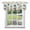 Beige Teal, variant on Kitchen Cafe Valance Curtain for Small Windows,Retro Blossom Blue Purple Floral Rod Pocket Short Valances,42x12in