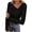 *Black, variant on ClodeEU Women's Long Sleeve Asymmetrical Neck Ruched Shirts,Spring Fashion Casual Slim Fit Tee Beige,Womens Plus M