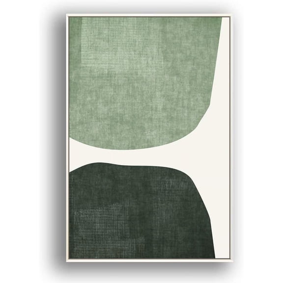 IDEA4WALL Framed Canvas Print Wall Art Multicolor Scientific Circle Diagram Geometric Shapes Illustrations Modern Art Chic Colorful for Living Room, Bedroom, Office - 16"x24" White