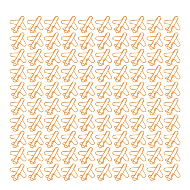 Clips De Papel Con Forma De Avión, 100 Uds., Organizador De Documentos, Clips De Papel Para Soporte Fiable, Cuaderno, Escuela, Oficina