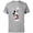 Athletic Heather, variant on Vintage Mickey Mouse Hey There - Short Sleeve Cotton T-Shirt for Adults - Customized-Royal Heather