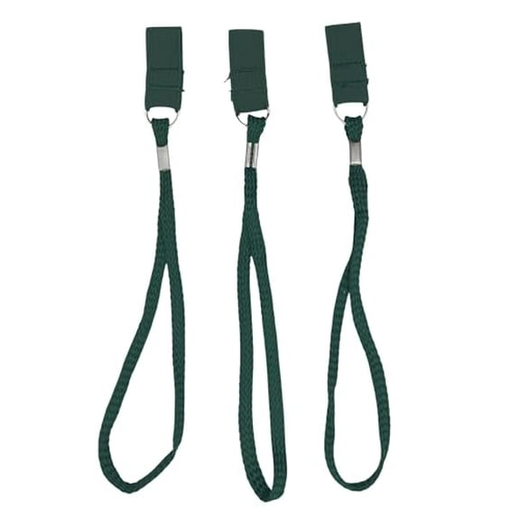 Comfort Axis 3 Pack Elastic Replacement Wrist Wraps for Walking Canes and Crutches, Green