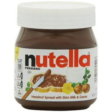 Nutella - Hazelnut Spread with Skim Milk and Cocoa, 13oz (371g) Plastic