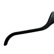 Hanger Central 25 Pack Recycled Black Heavy Duty Plastic Shirt Blouse Garment Hangers with Polished Metal Swivel Hooks, 17 inch