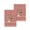 Rose, variant on Authentic Hotel and Spa Turkish Cotton Blue Bird Embroidered Cream 4-piece Washcloth Set