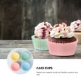 thumbnail image 2 of 300 moldes de papel para muffins, cupcakes creativos, suministros para hornear, pasteles, postres (colores variados), 2 of 6
