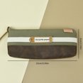 thumbnail image 5 of 1pc Triangle Pencil Bag, Simple Pencil Case, Large Capacity Stationery Storage Bag, Back To School College Supplies, Office Dorm Home Storage Supplies, 5 of 5