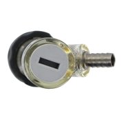 Check Valved Gas Barbed Pin Lock Disconnect