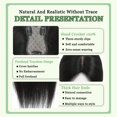 thumbnail image 3 of Hair Toppers OLLAVO 360° 3D con flequillo con clip para cabello humano real para mujer, 3 of 7