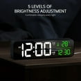 thumbnail image 2 of Prettyui LED Digital Alarm Clock Watch For Home Bedrooms Table Digital Snooze Electronic USB Desktop Mirror Clocks, 2 of 8