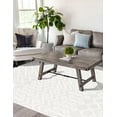 thumbnail image 4 of Unique Loom Outdoor Trellis Textured Collection Area Rug - Osage (5' 3" x 8' Rectangle Ivory), 4 of 9