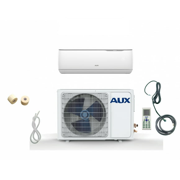 AUX 12,000 BTU 115-Volt, 17 SEER, 600-Sq.Ft Ductless Mini Split Air Conditioner with Heat Pump, 25ft-Installation Kits, Wall-Mount
