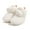 White, variant on Newborn Girl Boy Winter Shoes Cute Pumpkin Warm Furry Flats Casual Walking Shoes for Toddler Infant