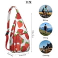 thumbnail image 3 of Strawberry Sling Backpack Lightweight Hiking Sling Pack for Cycling Mountain Climbing, 3 of 4
