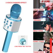 5 Core Microphone Wireless Karaoke Mic With Speaker 3 in 1 Portable Bluetooth Microfono Inalambrico