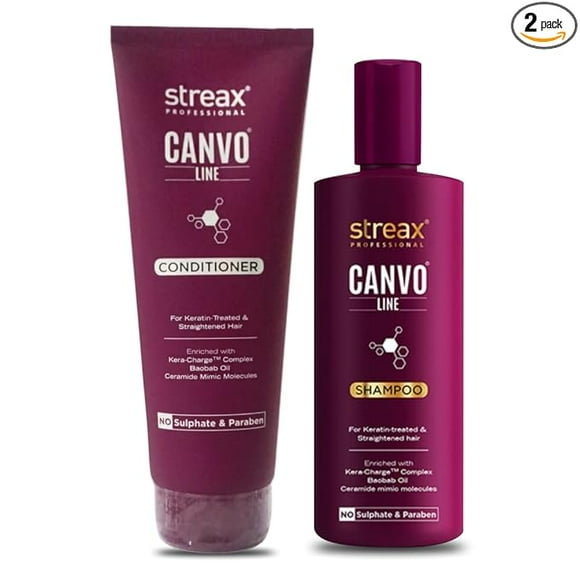 STREAX® PROFESSIONAL canvoline Shampoo & Conditioner combo (300ml | 240 ml)