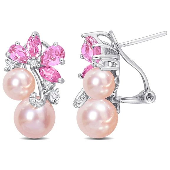 Everly Women's Cultured Pearl Sterling Silver Earrings