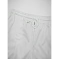 thumbnail image 3 of Men's 2 Piece Outfits Colorblock Crewneck Short Sleeve Tee Elastic Waist Pants Set Tracksuits White M, 3 of 5