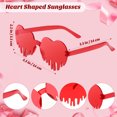 thumbnail image 2 of Shisuyan Ensemble de 3 Pcs en Velours Rouge pour Cheveux en Forme de Cœur pour la Saint-Valentin Femmes Hommes, 2 of 8