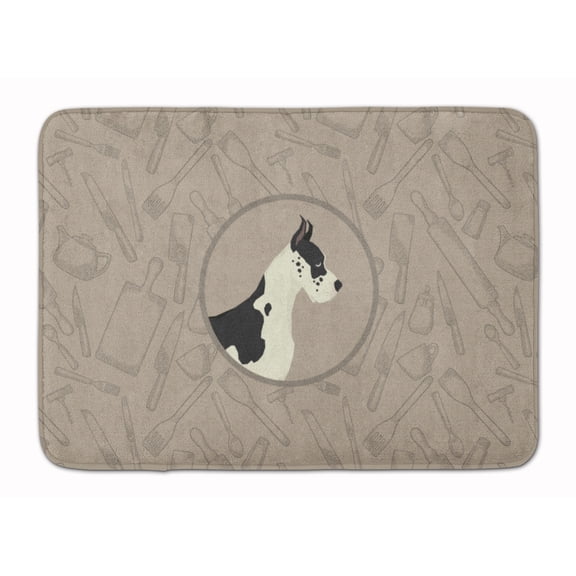 Great Dane In the Kitchen Machine Washable Memory Foam Mat