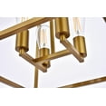 thumbnail image 2 of Celestial 4 Light Bath Sconce in Brass and Clear, 2 of 5