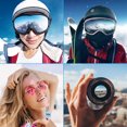 thumbnail image 6 of Uxcell 11"x7" Ski Goggle Bag Microfiber Goggle Pouch with Glasses Cloth Draw String, Black 3 Pack, 6 of 6