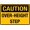 Warning Sign 3, variant on Caution Out of Service Metal Aluminum Sign 12 x 8 Inches - Pre-Drilled Holes for Easy Mounting, Indoor Outdoor Use for Fence, Door, Gate, Equipment, Facility