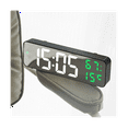 Digital Wall Clock Temperature and Humidity Display Night Mode Table