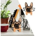 thumbnail image 2 of Vikakiooze Animal Shape Glasses Holder, Wood Carved Animal Eyeglass Holder, Handmade Cute Pet Glasses Display Stand,Desk Accessory Home Office Decor Birthday Gift, 2 of 8