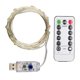 thumbnail image 2 of Cadena de Luces LED Sunnimix 10m 100 LED Azul lámpara de control remoto USB, 2 of 8