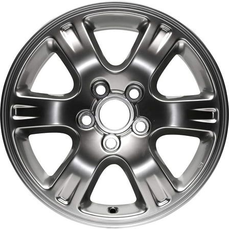 New Aluminum Whee Rim 16 Inch Fits 2001-2007 Toyota Highlander 16x6.5 5 on 114.3 - 4.5 Inches 6 Spoke