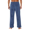 thumbnail image 4 of ZOYOEN Mens Fleece Pants with Pockets- Drawstring Baggy Casual Elastic Waist Winter Lounge Pants Blue Size M, 4 of 6