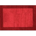 thumbnail image 1 of Ahgly Company Indoor Rectangle Abstract Red Contemporary Area Rugs, 7' x 10', 1 of 4