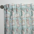 thumbnail image 3 of Designart 'Cute Unicorns and Clouds With Pattern' Modern Curtain Panel, 3 of 5