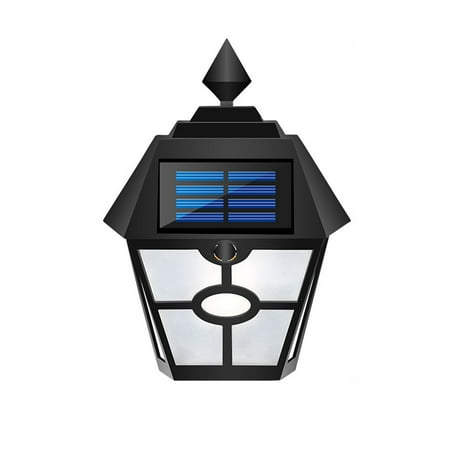 

Solar Wall Lamp Outdoor Flickering Solar Sconce Lights Outdoor IP65 Rainproof Solar Lamps Wall Mount Garden Decor Lighting For Front Porch Fence Yard Patio Lights Motion Wi