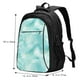 thumbnail image 5 of Balery Blue Marble Mochila con carga USB para hombre y mujer - Mochila impermeable y antirrobo para laptop con puerto USB para viajes, trabajo, 5 of 7