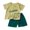 ArmyGreen, variant on Big Boys Summer Outfits Casual Short Sleeve T-Shirt Shorts Set, Sizes 7-8Y