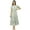 Off-White, variant on Bimba Women's Floral Smocked Waist Cotton Maxi Summer Chic Dress